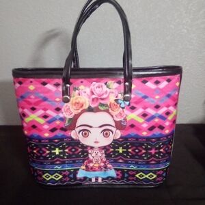 Colorful Patterned Tote Bag ( Bag B )